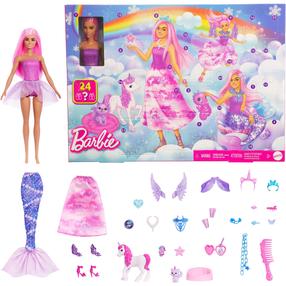 Advento kalendorius Mattel Barbie Fantasy JFL66, 30 cm, įvairių spalvų