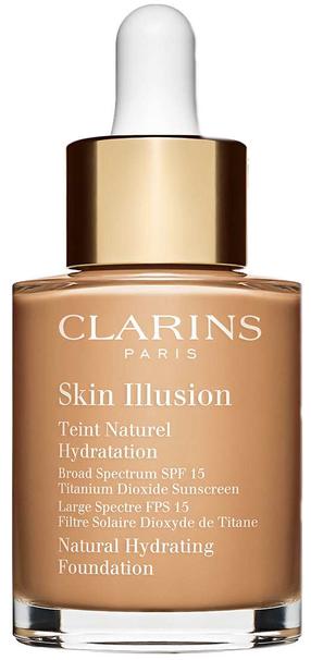 Vedel jumestuskreem Clarins Skin Illusion Natural Hydrating Foundation, 111 auburn, 30 ml