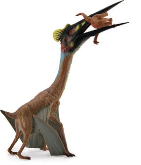 Rotaļlietu figūriņa Collecta Quetzalcoatlus With Prey 88655, 11.7 cm, brūna krās.