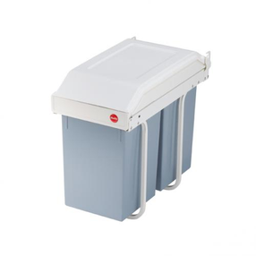 Prügi sorteerimise süsteem Hailo Multi-Box, 2 x 14L l, valge v.