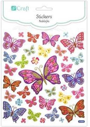 Uzlīme DallPrint Butterflies, bērnišķīgi daudzkrāsaina