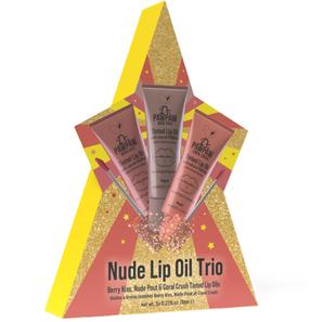 Lūpu balzams, komplekts Dr. Paw Paw Christmas Nude Lip Oil Trio, 8 ml