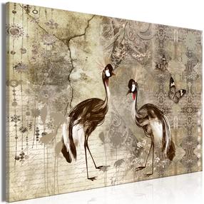 Reprodukcija Artgeist Retro Cranes, g-c-10020-b-a, 90 cm x 60 cm
