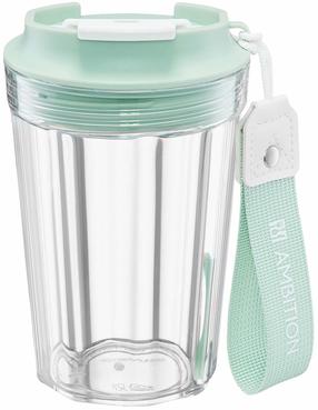 Gertuvė Ambition Bliss, skaidri sp./žalia sp., plastikas, 0.42 l