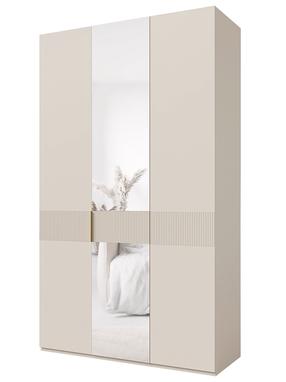 Spinta MN Soreno, kreminė sp., 135 cm x 60 cm x 237 cm, su veidrodžiu