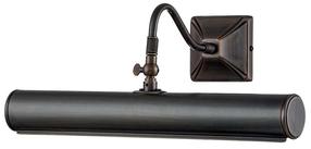 Šviestuvas sieninis Elstead Lighting Picture Light, E14, 2 x 40 W, ruda sp. / tamsiai ruda sp.
