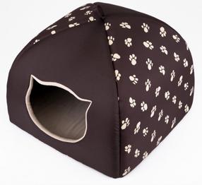 Kaķu māja Hobbydog R1 Igloo, brūna krās., 38 cm x 38 cm