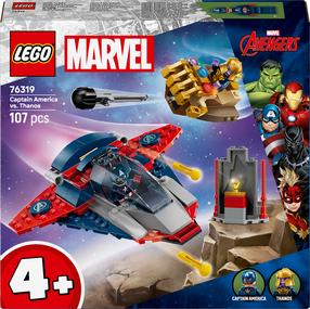 Konstruktorius LEGO® Marvel Kapitonas Amerika prieš Tanosą 76319, 107 vnt.