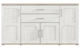Kumode Romance KOM4D2S, balta krās., 99 cm x 45 cm x 186 cm