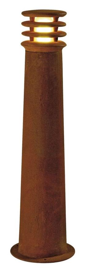Pastatomas lauko šviestuvas SLV Rusty 70, 11W, E27, IP55, ruda sp., 19 cm x 70 cm