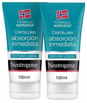 Kojų kremas Neutrogena Immediately Absorbed, 100 ml, 2 vnt.
