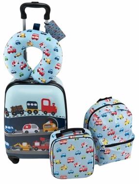 Набор дорожных сумок Marko Cars, многоцветный/синий цв., 26 л, 23 x 32 x 48 см