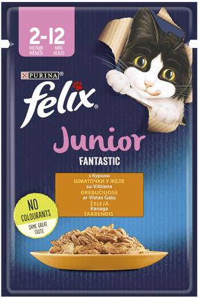 Kassi märgtoit Felix Fantastic, kanaliha, 0.085 kg