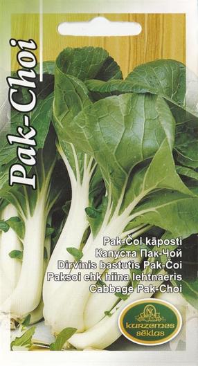 Sēklas Kurzemes sēklas, kāposti PAK-CHOI Seeds, 3 g