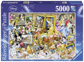 Puzle Ravensburger Disney characters 174324, 153 cm x 101 cm, 5000 gab., daudzkrāsaina
