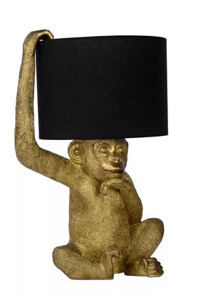 Stalinis šviestuvas Lucide Extravaganza Chimp, E14, 40W, juoda sp./aukso sp.