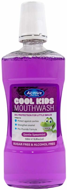 Burnos skalavimo skystis Beauty Formulas Cool Kids, 500 ml