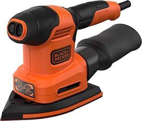 Elektriskā ekscentra slīpmašīna Black & Decker, 1.5 kg, 200 W