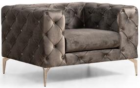 Krėslas Hanah Home Como 569HLN1507, antracito sp., 108 cm x 90 cm x 70 cm