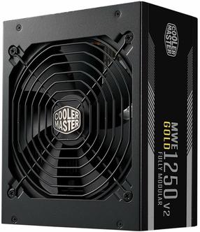 Barošanas bloks Cooler Master MWE Gold V2 1250 W, 14 cm, 15.8 - 30.1 dB