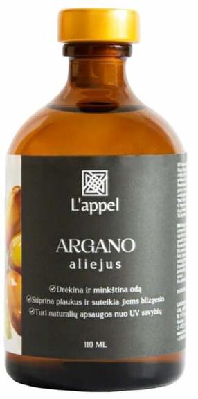 Масло для тела L'appel Šalto Spaudimo Argano Aliejus, 110 мл