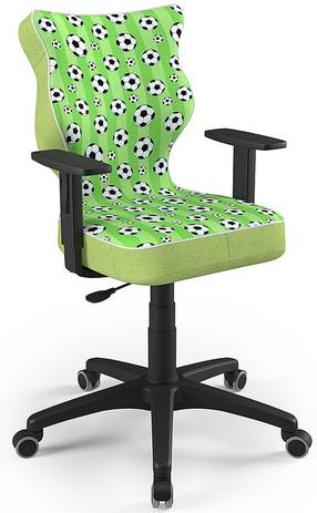 Vaikiška darbo kėdė Duo Size 5 ST29, 40 x 37.5 x 100 cm, juoda sp./žalia sp.