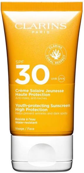 Päevituse hoolduskreem tooted näole Clarins Solar Dry touch SPF30, 50 ml