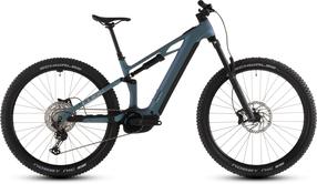 Elektrinis dviratis Cube Stereo Hybrid ONE44 HPC Race 800, M, 29", 800 W, 22.2 Ah, mėlyna sp./žalia sp./pilka sp.