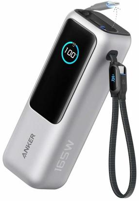 Nešiojamas įkroviklis (Power bank) Anker, 25000 mAh, 165 W, sidabro sp.