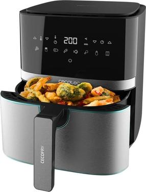 Аэрогриль Cecotec Cecofry 5500 Pro, серебристый цв./черный цв., 1700 Вт, 5.5 л