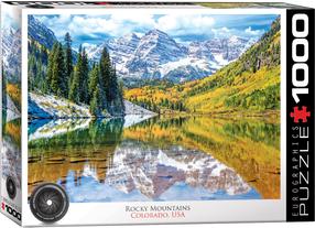 Dėlionė Eurographics Rocky Mountains, Colorado. 6000-5472, 67.6 cm x 48.9 cm, 1000 vnt., įvairių spalvų