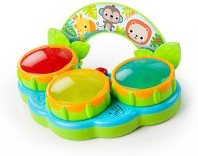 Развивающая игра, музыкальные барабаны Bright Starts Safari Beats, многоцветный