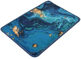Коврик для ванной Foutastic Marbling 359CHL4173, синий цв./золотой цв., 60 см x 40 см