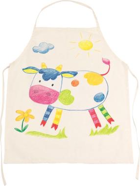 Kaunistuskomplekt Goki Color your own Apron, valge v.