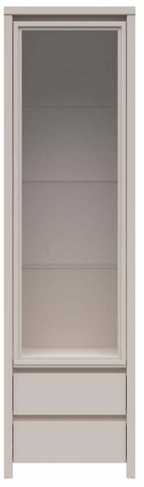 Vitrina Kaspian, kašmyro sp., 56 cm x 40.5 cm x 200.5 cm
