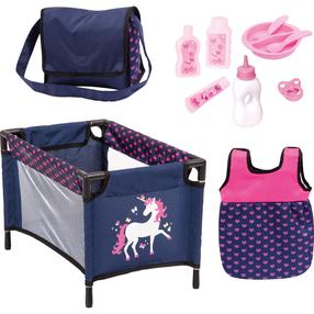 Lėlių priežiūros rinkinys Bayer Design Travel Set, įvairių spalvų