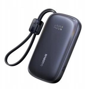Nešiojamas įkroviklis (Power bank) Baseus EnerFill FC21 Qpow 3 Ultra, 20000 mAh, 22.5 W, juoda sp.