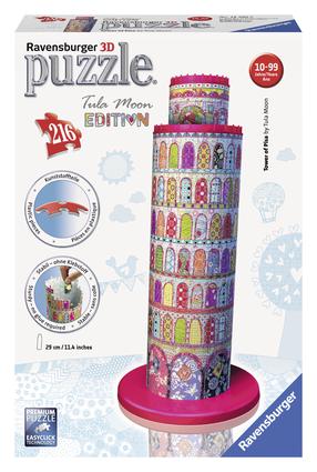3D dėlionė Ravensburger Leaning Tower of Pisa - Tula Moon Edition, 216 vnt.