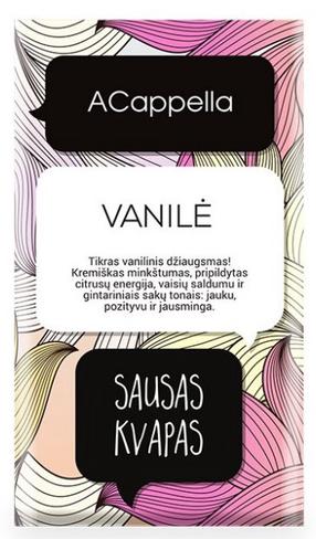 Ароматический мешочек ACappella Vanilla 11 g, ваниль, сицилийский лимон, апельсин