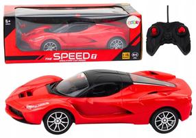 Rc automašīna Lean Toys The Speed 1, 1:16, sarkana krās.
