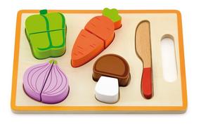 Наборы для игровой кухни, набор для нарезки овощей VIGA My Cutting Vegetable 50979