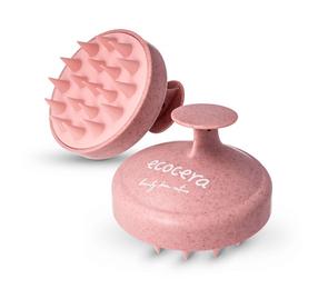 Matu ķemme- galvas masažieris Ecocera Medi Hair Booster, rozā krās.