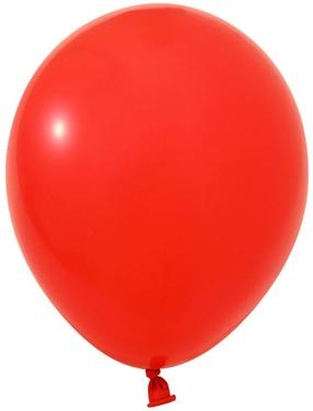 Õhupallide komplekt ovaalsed GoParty Pastel, punane v., 100 tk