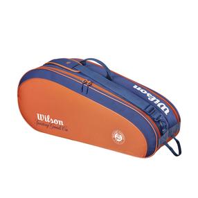 Tenisa soma Wilson Roland Garros 2026 Team 6 Pack, zila krās./oranža krās.