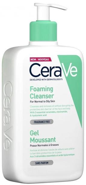Veido prausiklis Cerave Foaming Facial Cleanser, 1000 ml