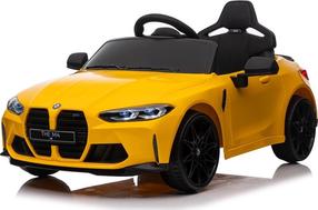 Детский электромобиль Lean Toys BMW M4, желтый цв.