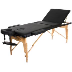 Masažinis stalas Restpro Classic 3, 192 cm, 19 kg, juoda sp.