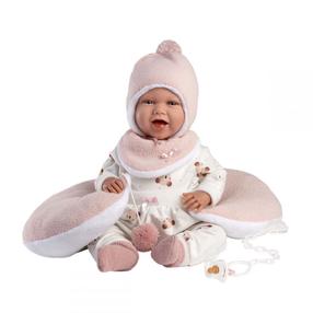 Кукла - новорожденная с аксессуарами Llorens Mimi 74104, 42 см, розовый цв.