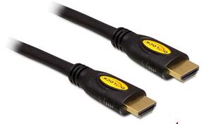 Провод Delock HDMI - HDMI HDMI-A 19 pin male, HDMI-A 19 pin male, 1 м, черный цв.