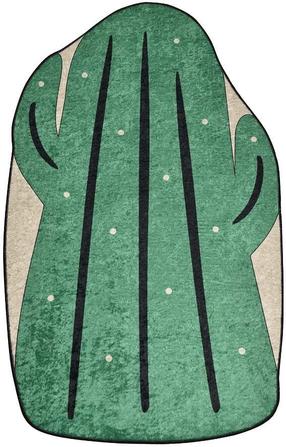Vannas istabas paklājs Foutastic Big Cactus 359CHL4287, zaļa krās., 120 cm x 80 cm